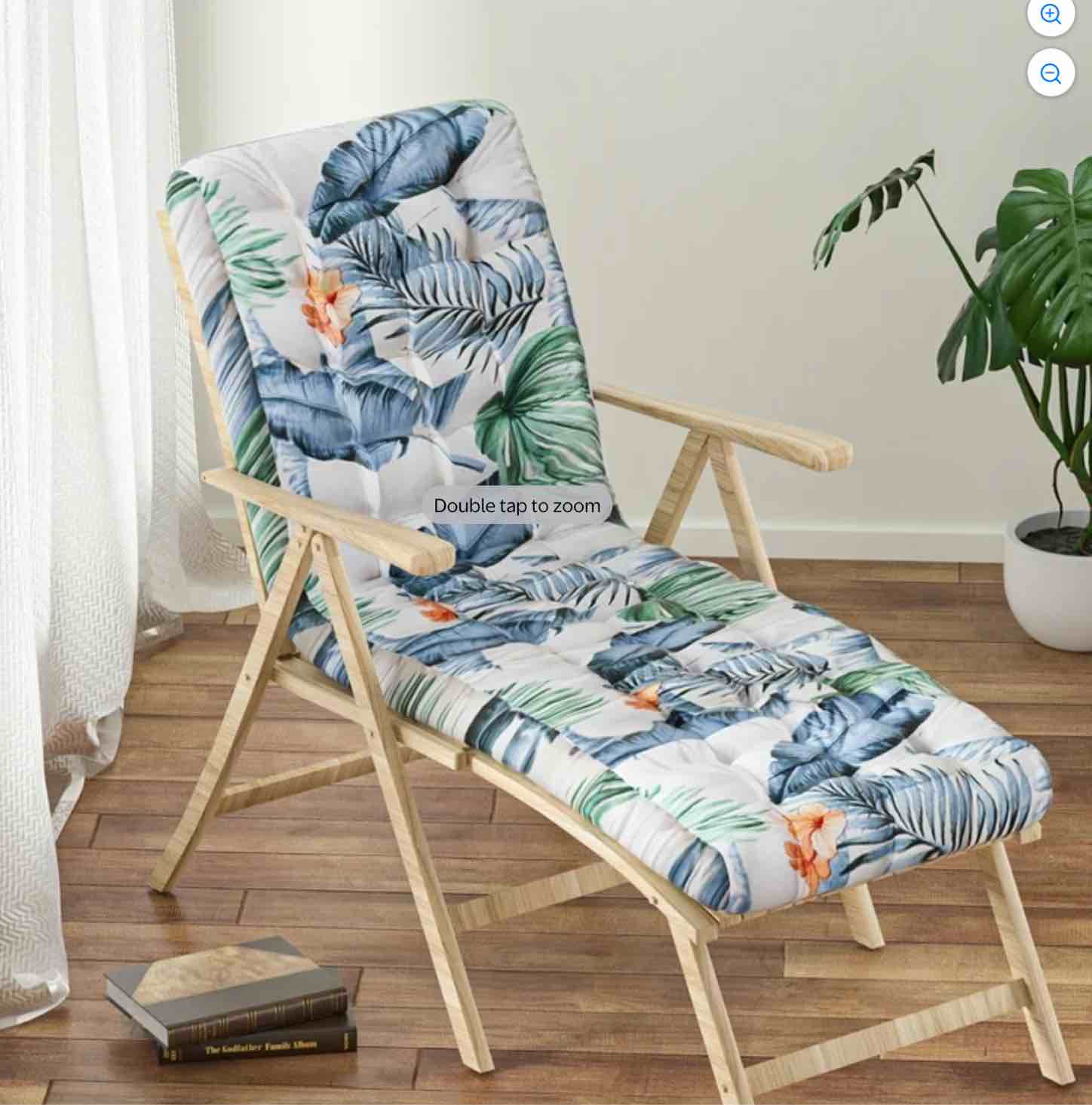 YEERSWAG 67x21x3 in Lounge Chaise Chair Cushion High Back Cushion Outdoor/Indoor Rocking Chair Padded with Ties ?Chair Not Included?