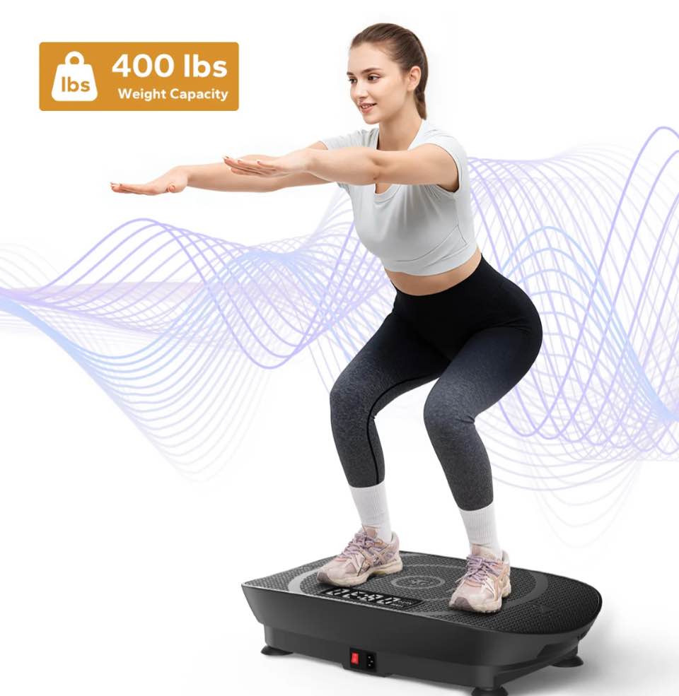 MERACH Vibration Plate Exercise Machine, Whole Body Shake Plate Exercise Machine with Remote Control