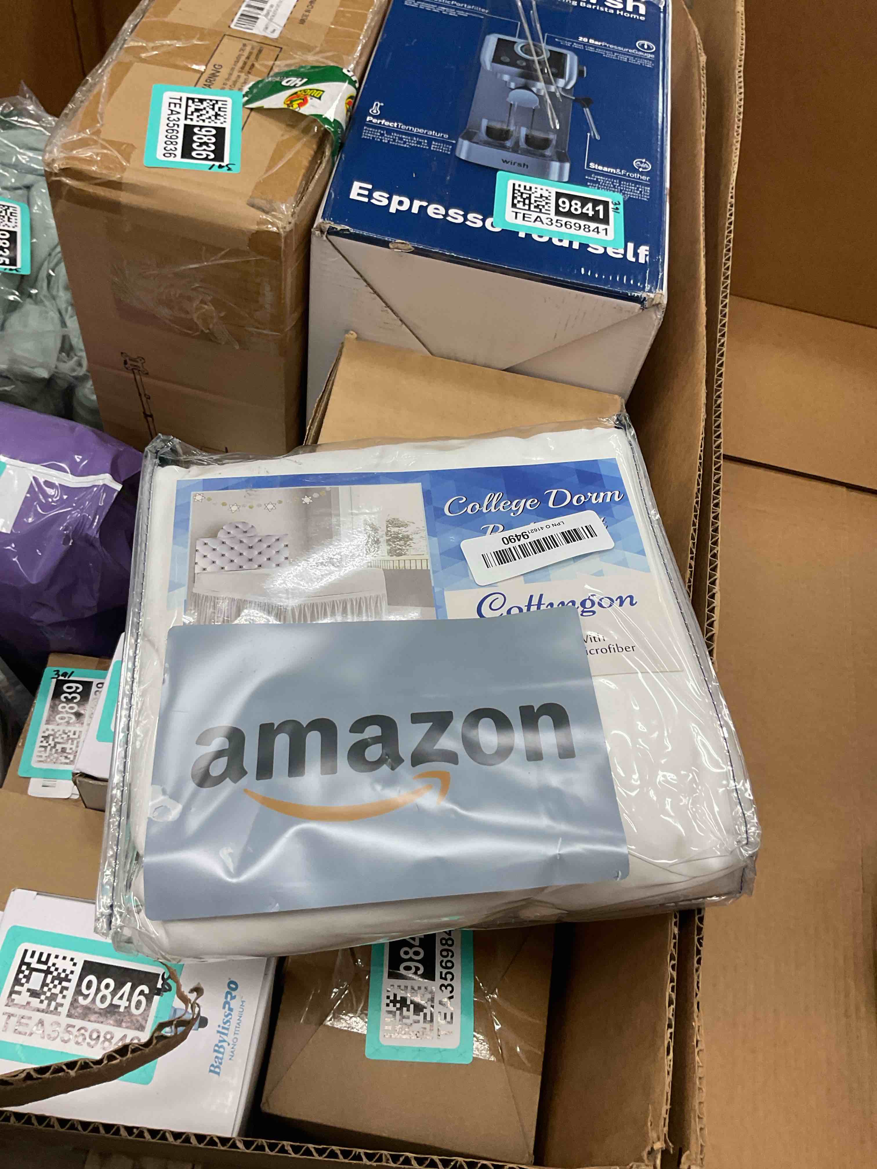 Cottingon Dorm Room Bed Skirt, 100% Microfiber, White, Twin XL-36'' Drop