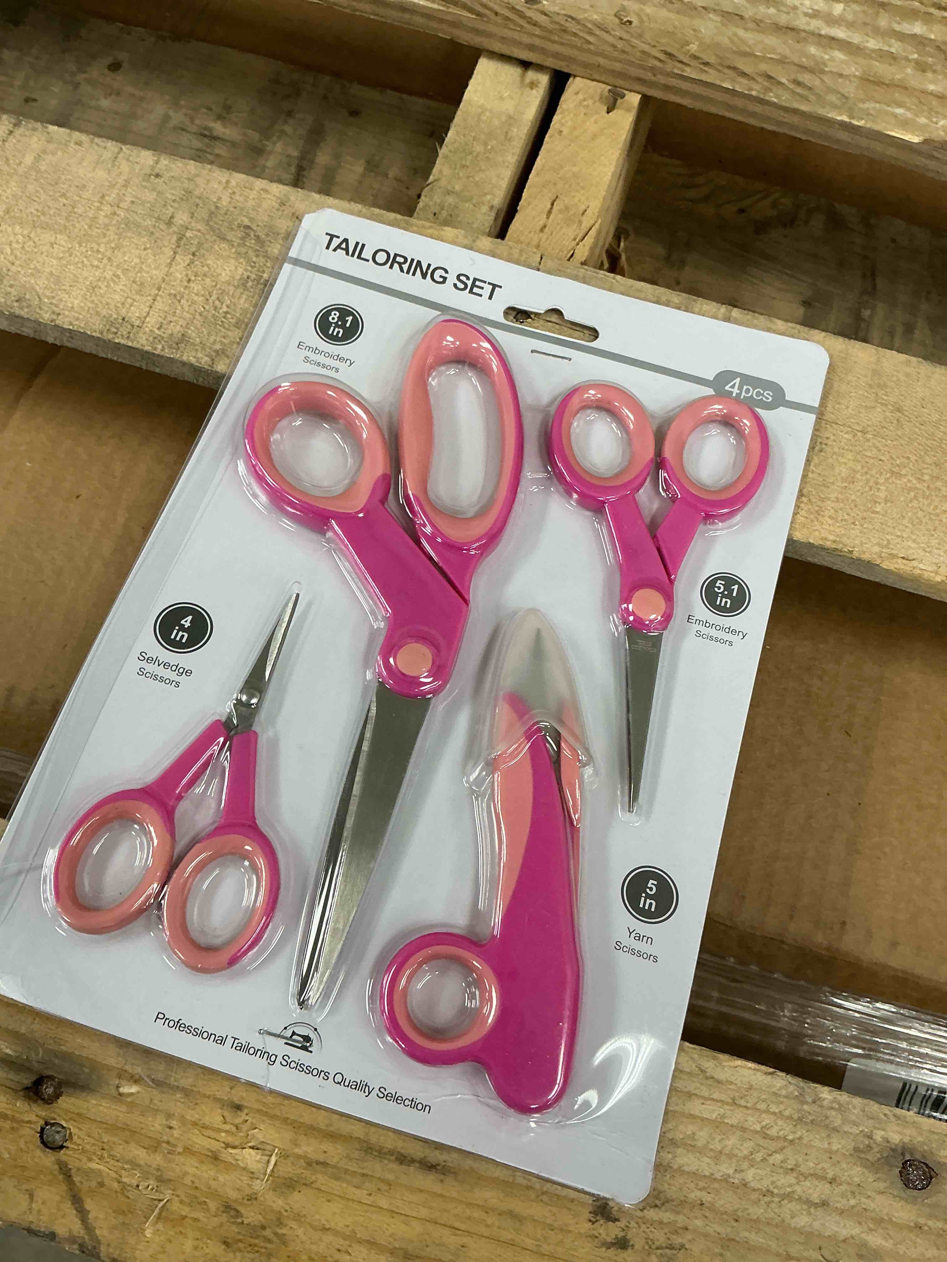 Condition photo showing New/Like New for Premium Sewing Scissors Bundle: Heavy Duty Fabric, Detail Embroidery & Small Selvedge Scissors, Thread Snips for Tailoring, Dressmaking, Quilting & Arts&Crafts