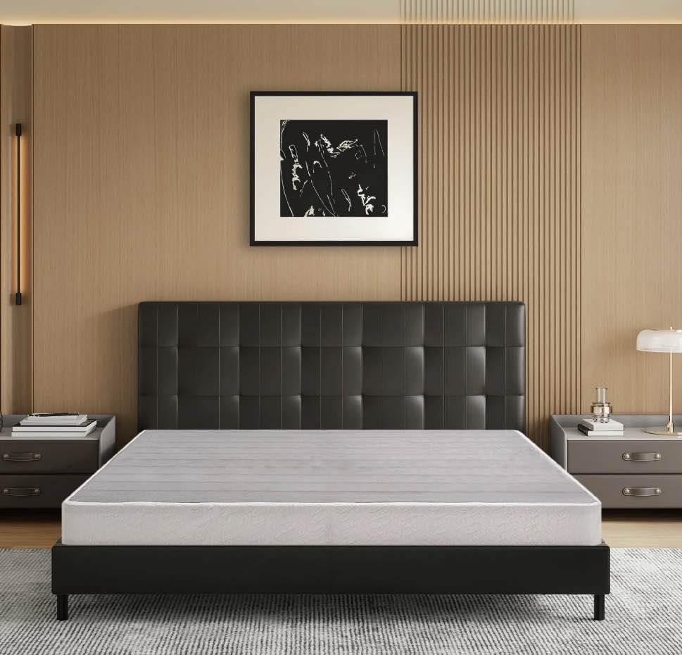 MLILY Ego 5 inch Box Spring for Queen Size Bed, Mattress Metal Foundation, Easy Assembly