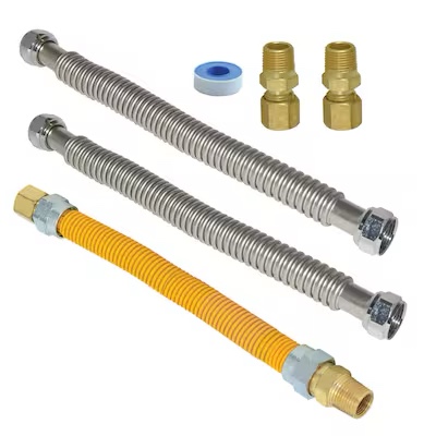 Eastman 48280 Gas Water Heater Installation Kit  Stainless Steel