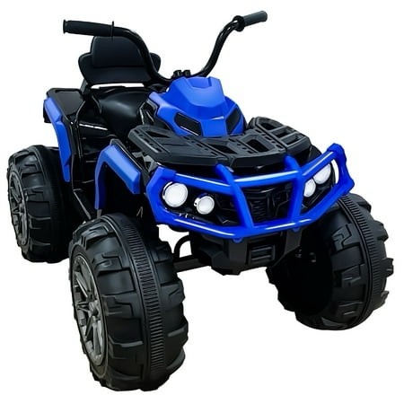 BKIRNP 24V Kids Ride-on ATV Off-Road Quad Car 6mph Electric Car with 2 Speeds and Bluetooth Music
