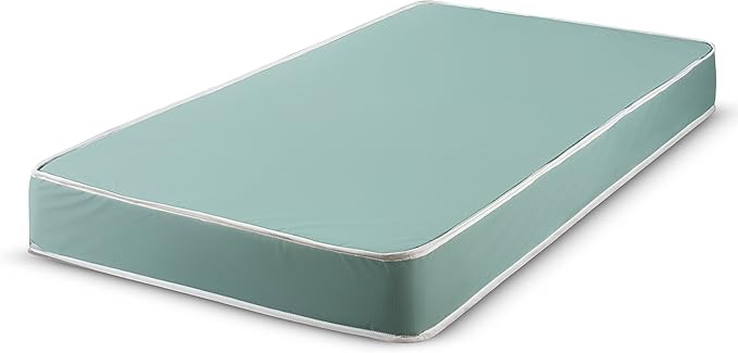 3-Inch Foam Mattress with Water Resistant Vinyl Cover, Firm Mattress, Sleep Mattress for Kids and Adults, Mattress in a Box CertiPUR-US Certified, Made in USA (Narrow Twin)