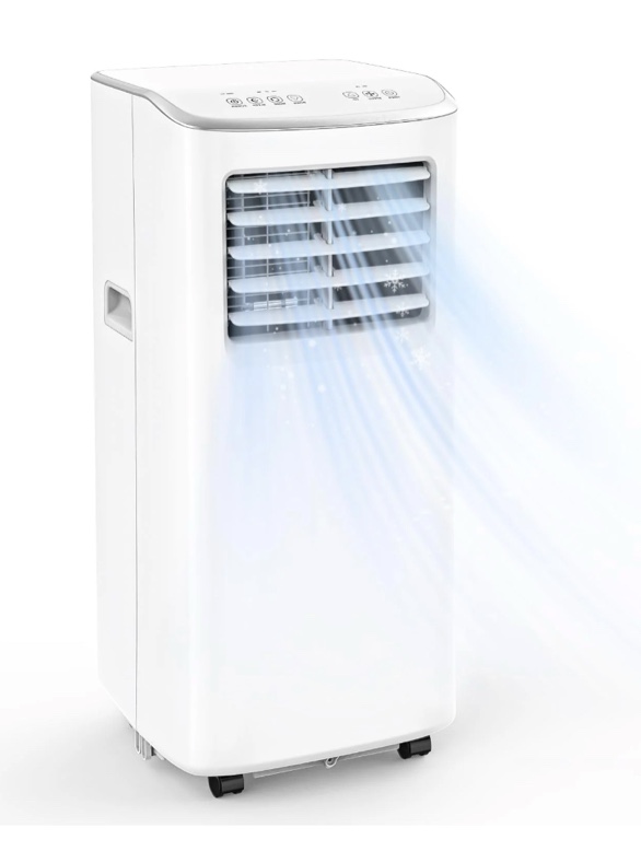 Tolsprint ?Portable Air Conditioners 8500 BTU ,4-in-1 AC Unit Cools Spaces up to 360 sq. ft. and Features a Remote Control, LED Display,for Bedroom,Living Room,Office