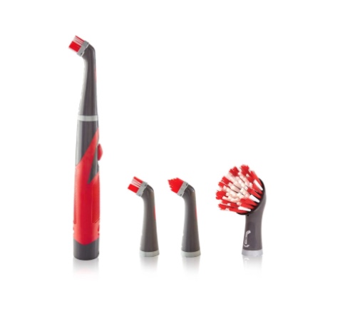 Rubbermaid Power Scrubber 5 Piece Set With Replaceable Heads
