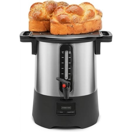 Chefman 7-Liter Water Boiler W/ Integrated Warming Tray Lid - Black New
