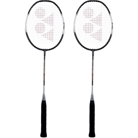 YONEX ZR 100 Light Aluminum Blend Badminton Racquet, Pack of 2