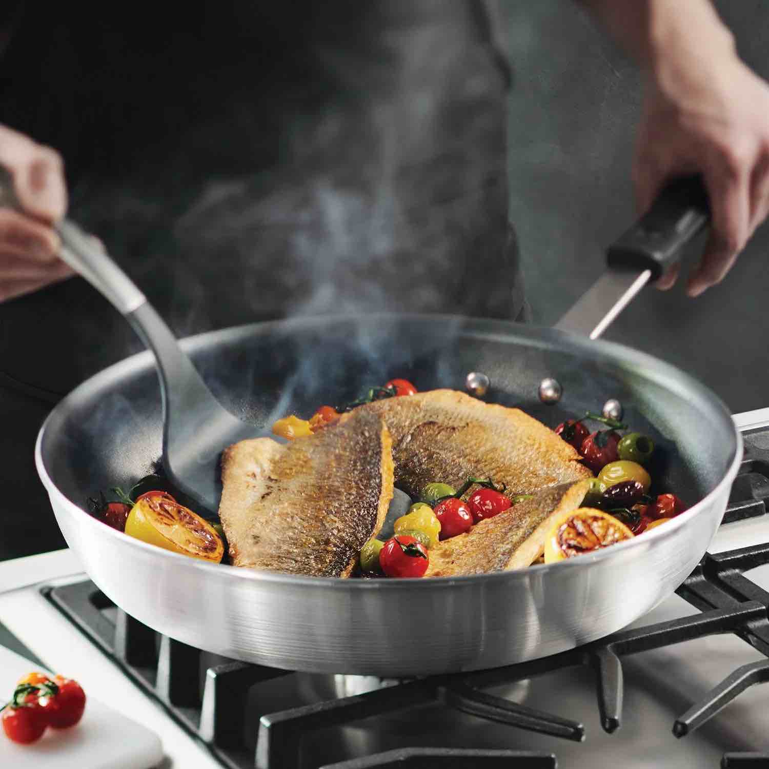 member's mark 14" aluminum nonstick restaurant fry pan