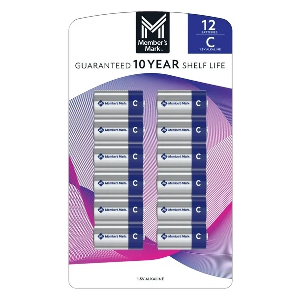 Member's Mark C Alkaline Batteries 9pk