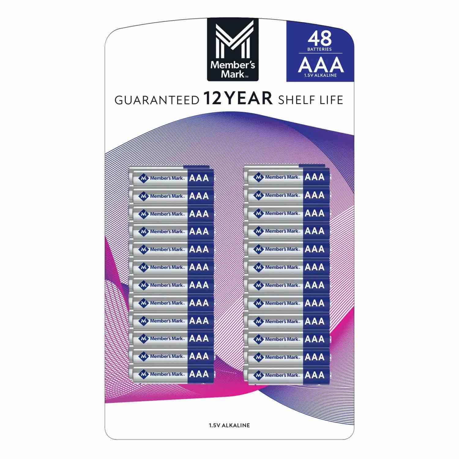 Member's Mark AAA Alkaline Batteries, 41 pk.