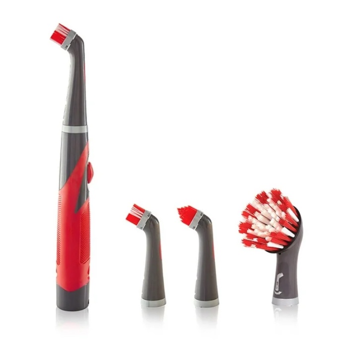 Rubbermaid Power Scrubber 5 Piece Set With Replaceable Heads