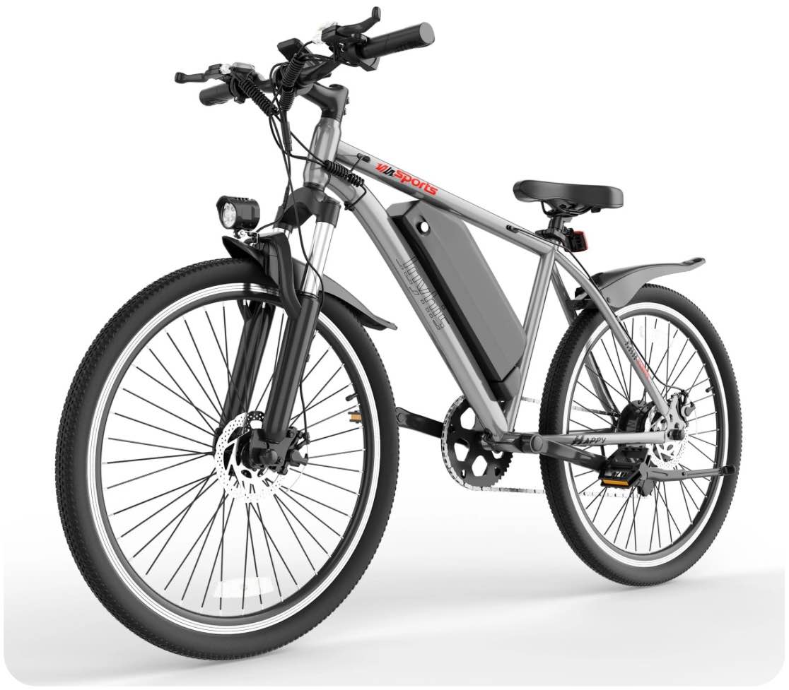 electric bike for adults, 26'' up to 50 miles 22mph electric mountain bike with 48v removable battery ul2849