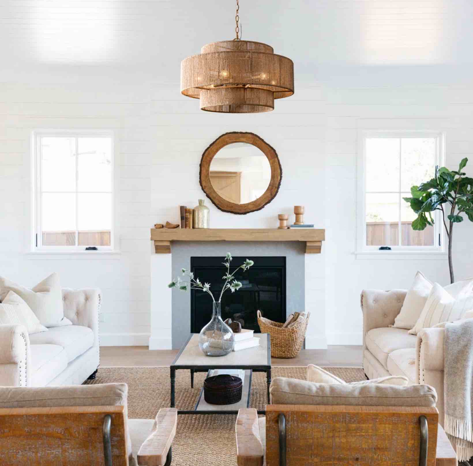 Luzerne 6 - Light 3-Tier Drum Chandelier