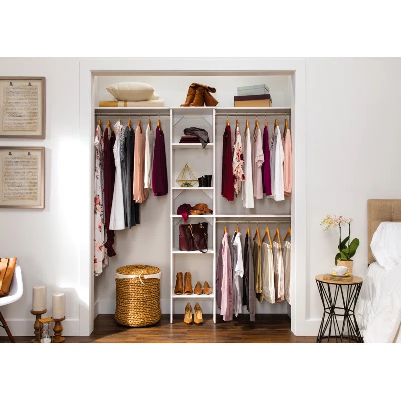 SuiteSymphony 60" W - 120" W Closet System Starter Kit