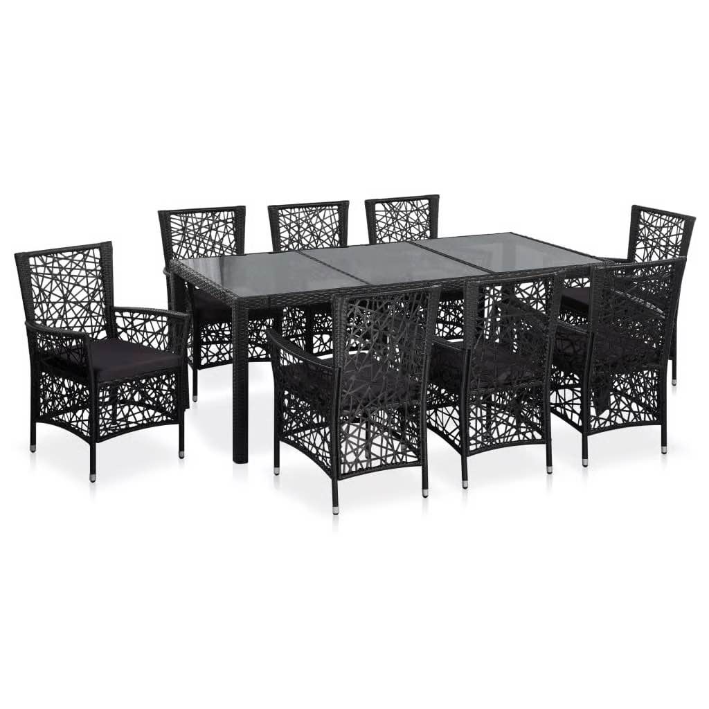Bruyn Rectangular 8 - Person Dining Set with Cushions ( 3 Box for Pick Up )