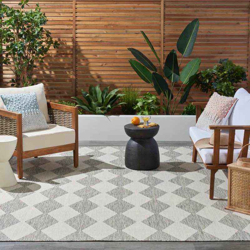 Rectangle Positano Indoor/Outdoor Area Rug