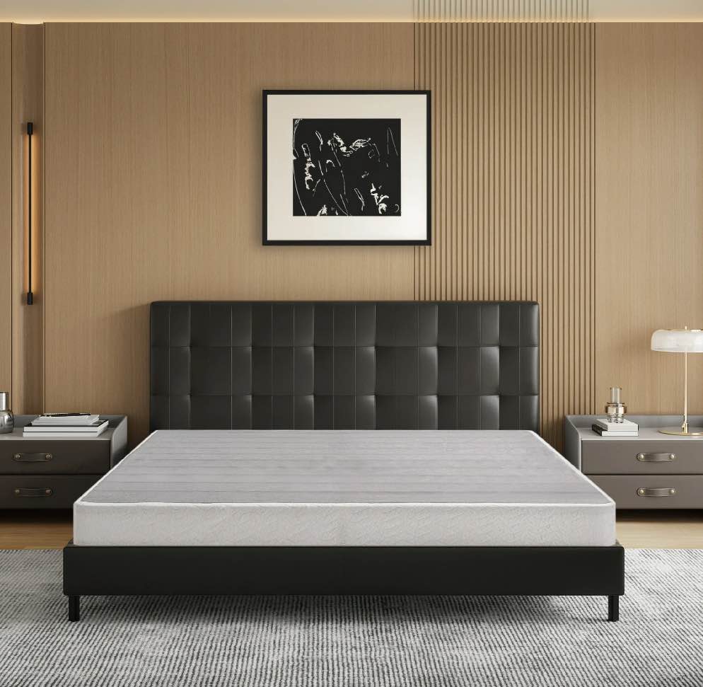 MLILY Ego 5 inch Queen Size Metal Box Spring, Easy Assembly Mattress Foundation