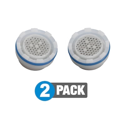 Danco 12069 Water Saving 1.2 GPM Junior Hidden Faucet Aerator Insert (2 Pack)