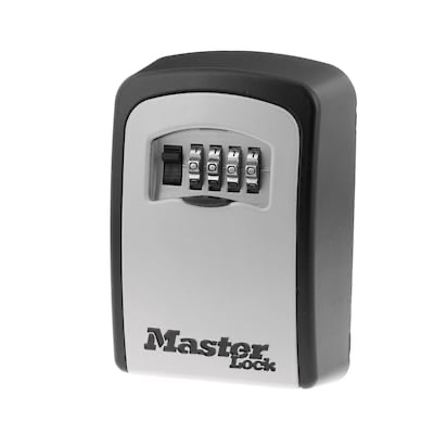 master lock wall mount combination dials lock box