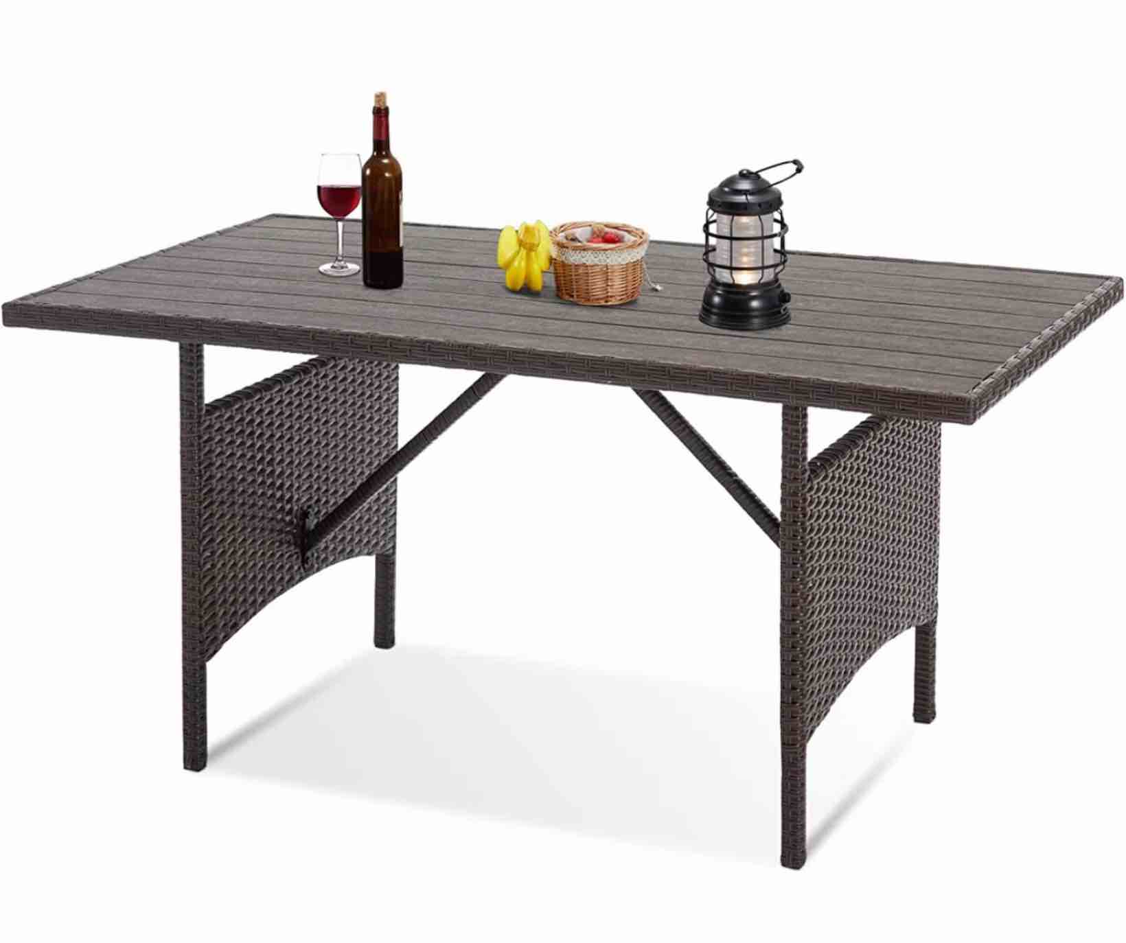 Mcgaughey Rectangular Outdoor Dining Table