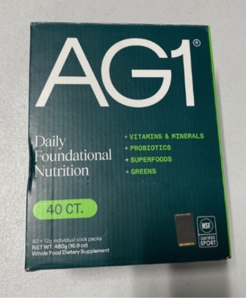 AG1 Athletic Greens 24 X 12g Individual Sealed Nutrition Packets OPEN B0X
