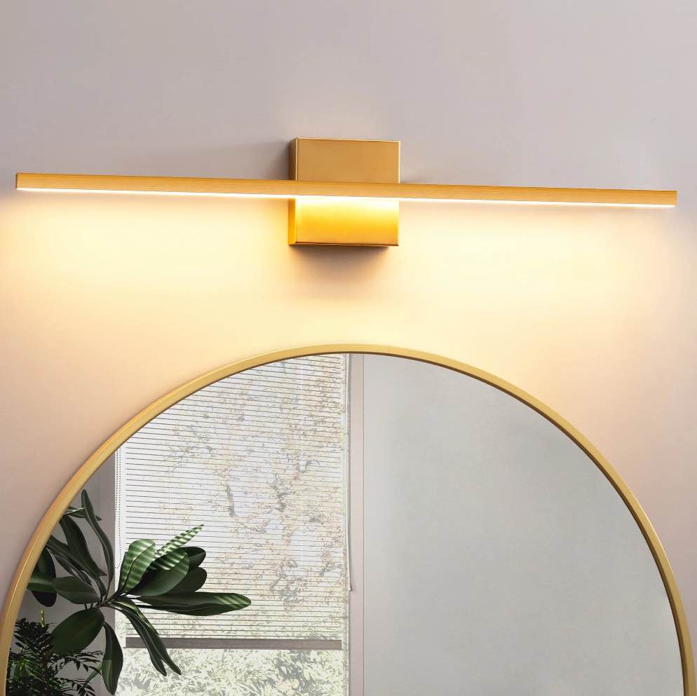 edishine led bar light wall mounted vanity lights for bathroom mirror,3000k warm white 18 watt