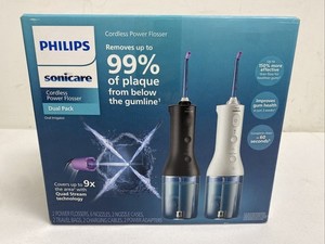 philips sonicare cordless rechargeable power water flosser 2-packphilips