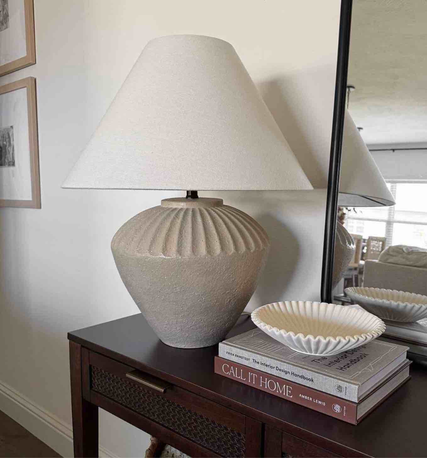 Ceramic Table Lamp Tan - Threshold designed with Studio McGee