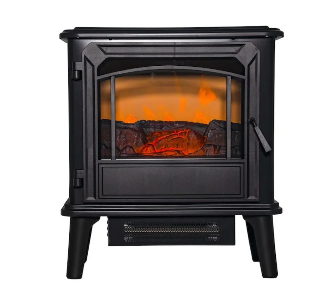 Style Selections Black Metal Fan-forced Electric Stove