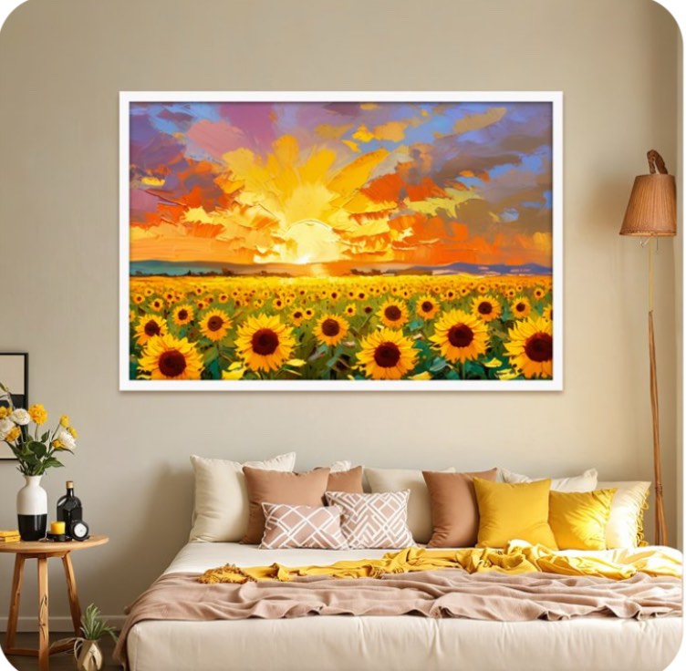 White 24x36 Frame, Large Picture Poster Frame for Wall Mounted