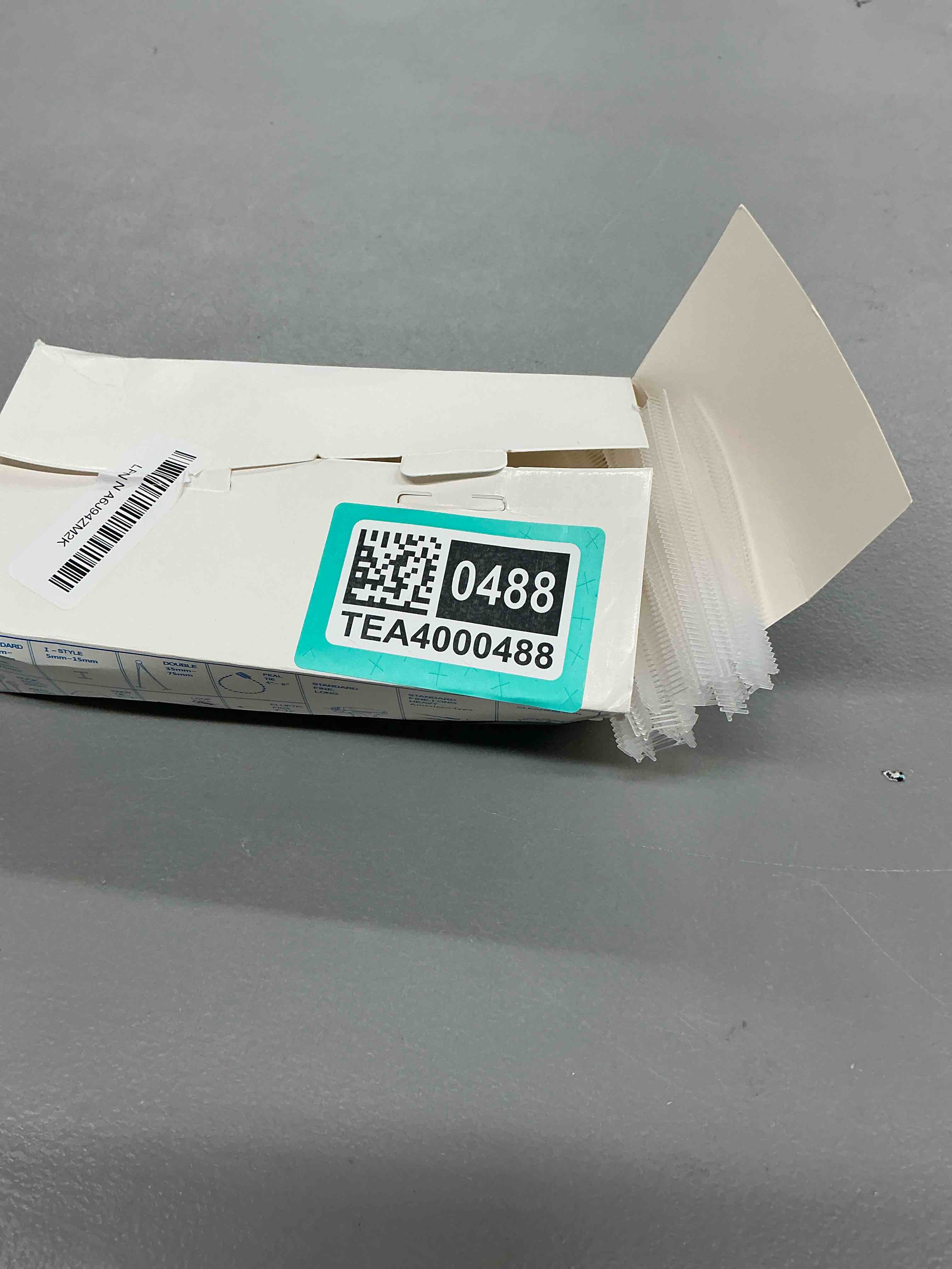 Condition photo showing Good Condition for meccanixity 5000pcs standard tagging gun fasteners,0.4 inch transparent garment tags label gun plastic refills, fabric tag attachments gun barbs for clothing, retail, all price tags