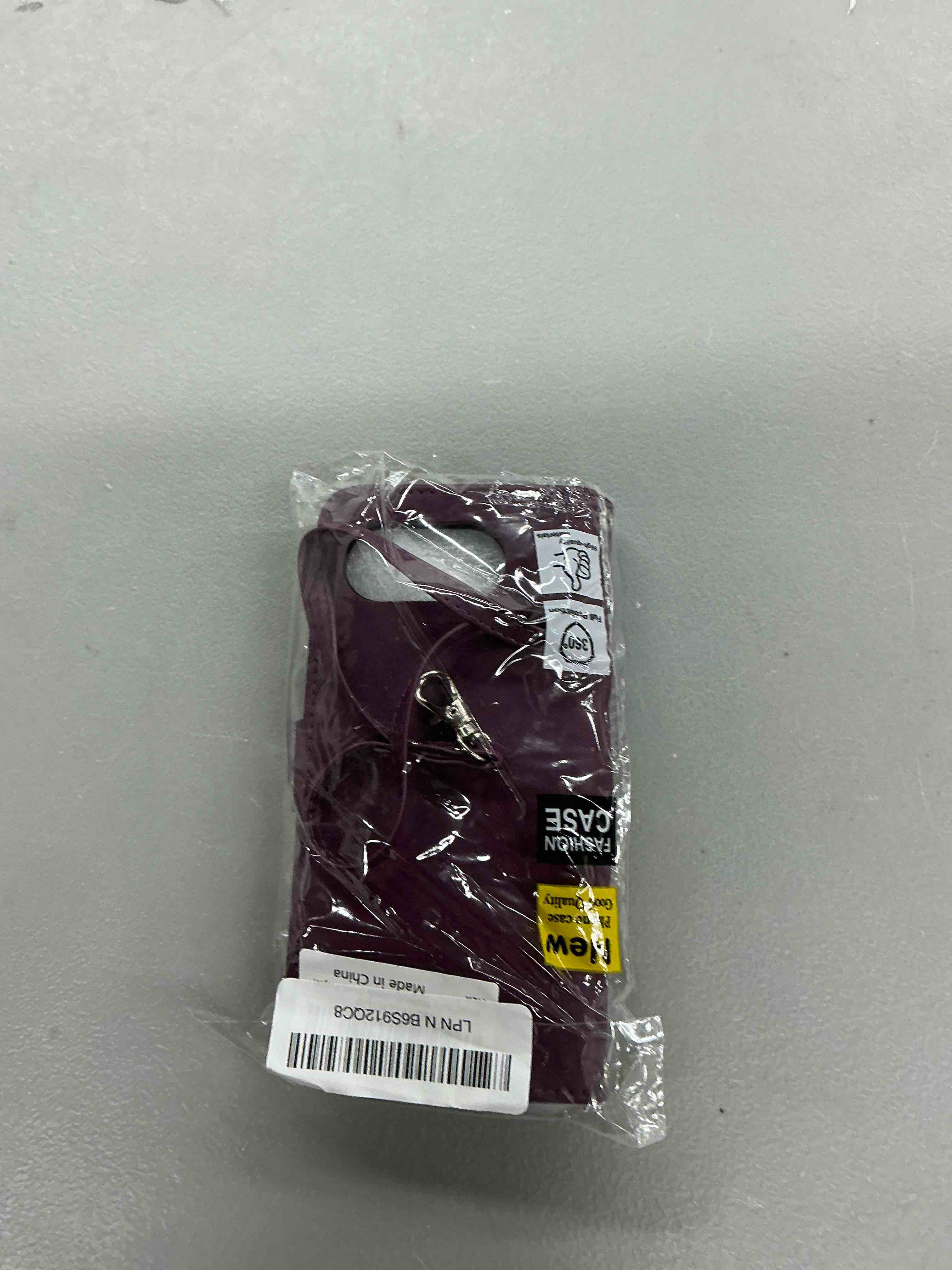 Condition photo showing Good Condition for wallet case for google pixel 10a phone (2026), with wrist strip, card slot, cash pocket, pu leather phone cover with closure (dark purple) dark purple pixel 10a