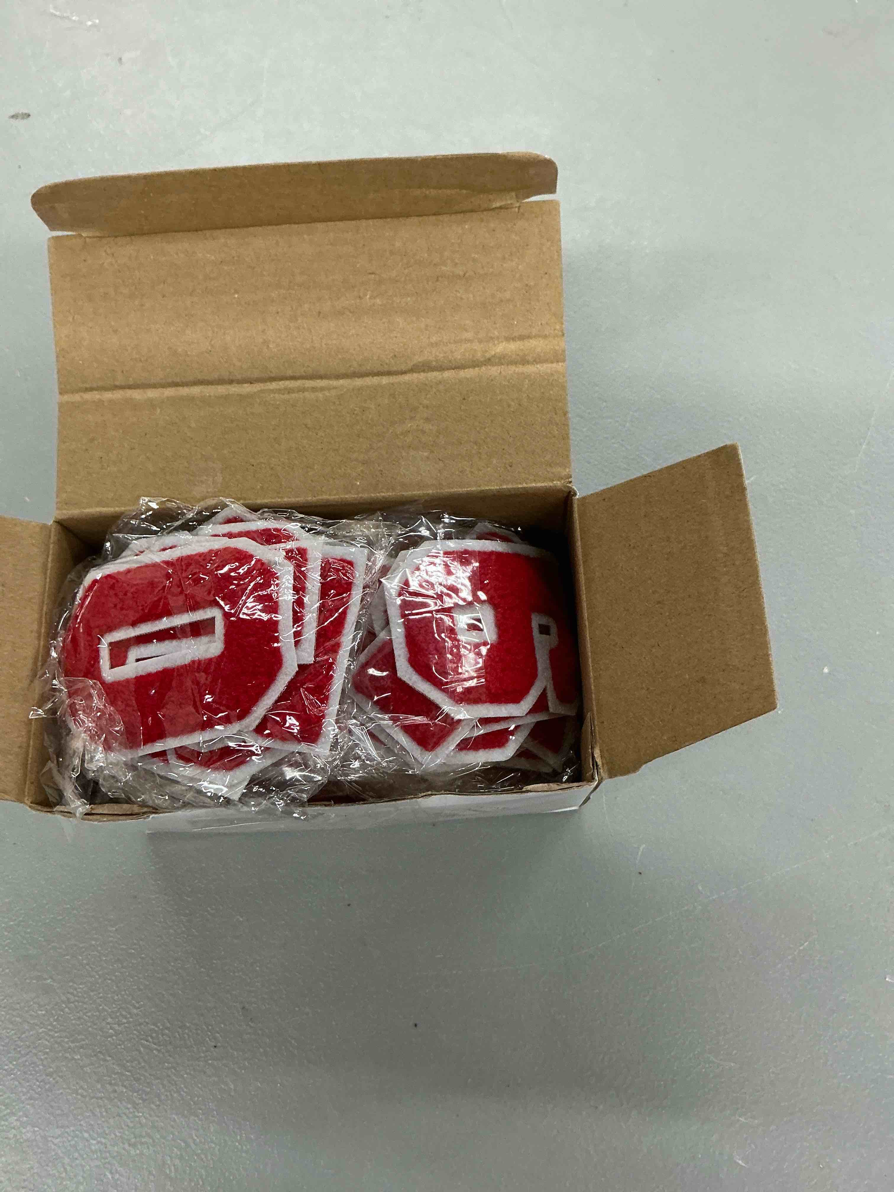 Condition photo showing Good Condition for lyrow 72 pieces chenille letters patches iron on 3. 2 h x 2. 2 w letters and numbers a to z alphabet, numbers 0 to 9 embroidery applique patch for clothing backpacks hats diy supplies(red)