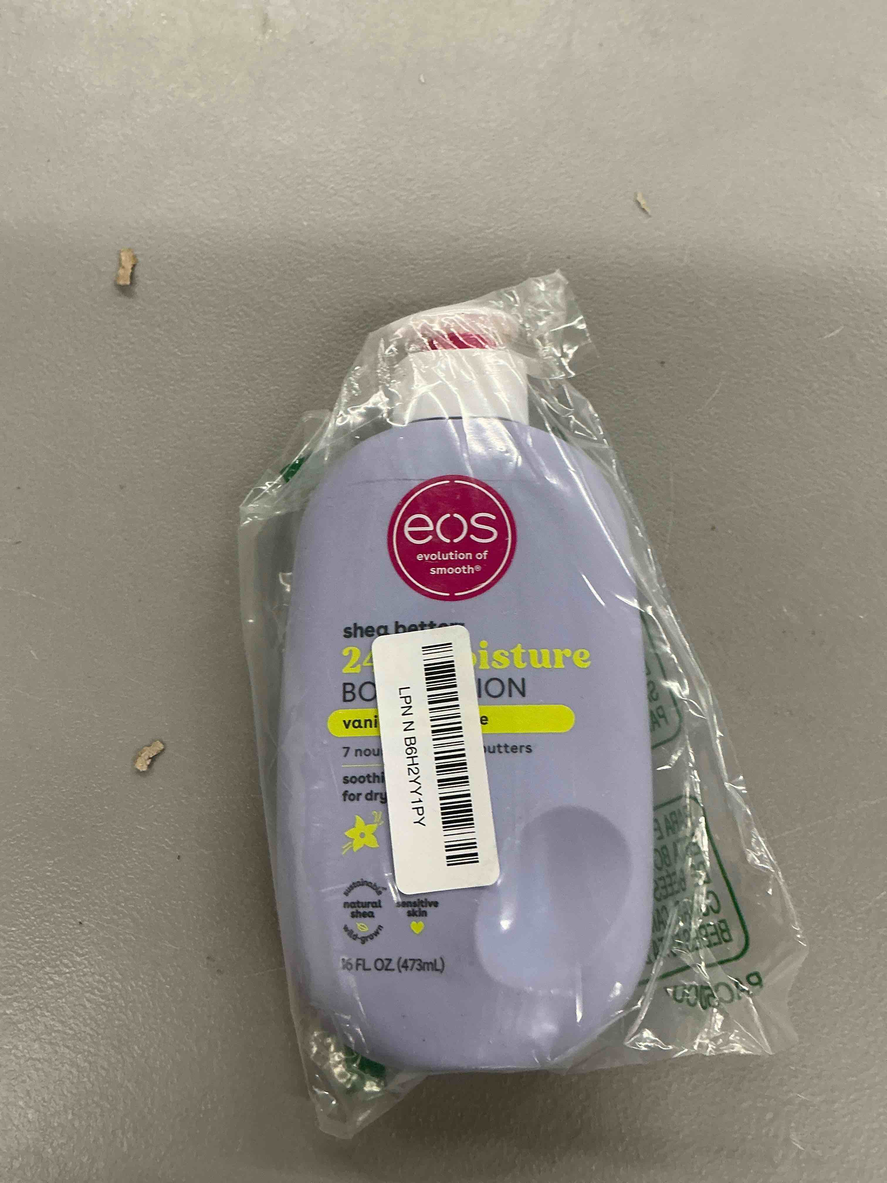 Condition photo showing Good Condition for eos shea better body lotion vanilla cashmere, 24-hour moisture skin care, lightweight & non-greasy, natural shea, vegan, vanilla body lotion, 16 fl oz vanilla cashmere 16 fl oz (pack of 1)