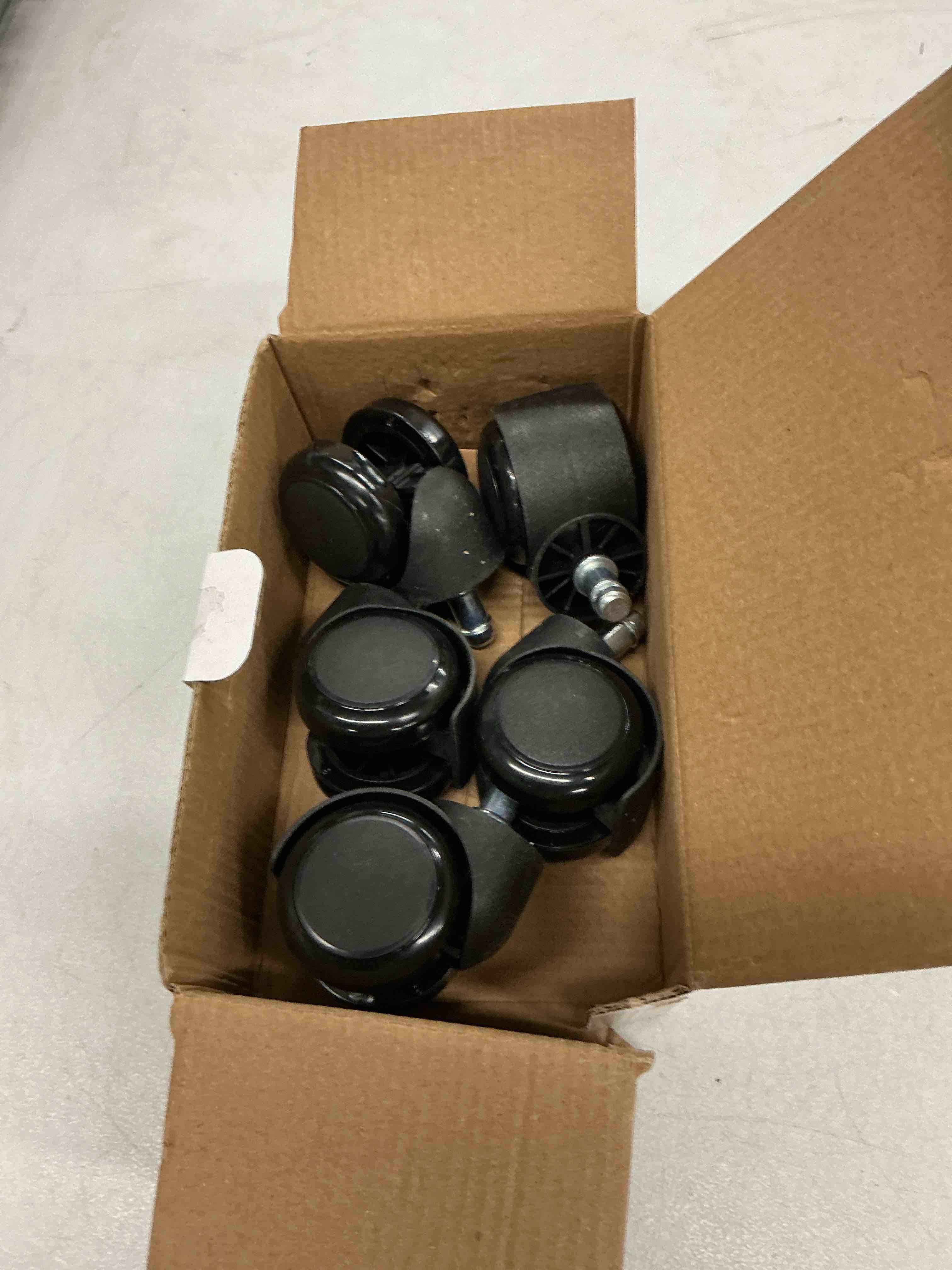Condition photo showing Good Condition for maxgear 2" office chair wheels heavy duty replacement, mute rubber rotating desk chair caster wheels, safe for all floors including hardwood, universal standard stem size fits 99%, set of 5 black