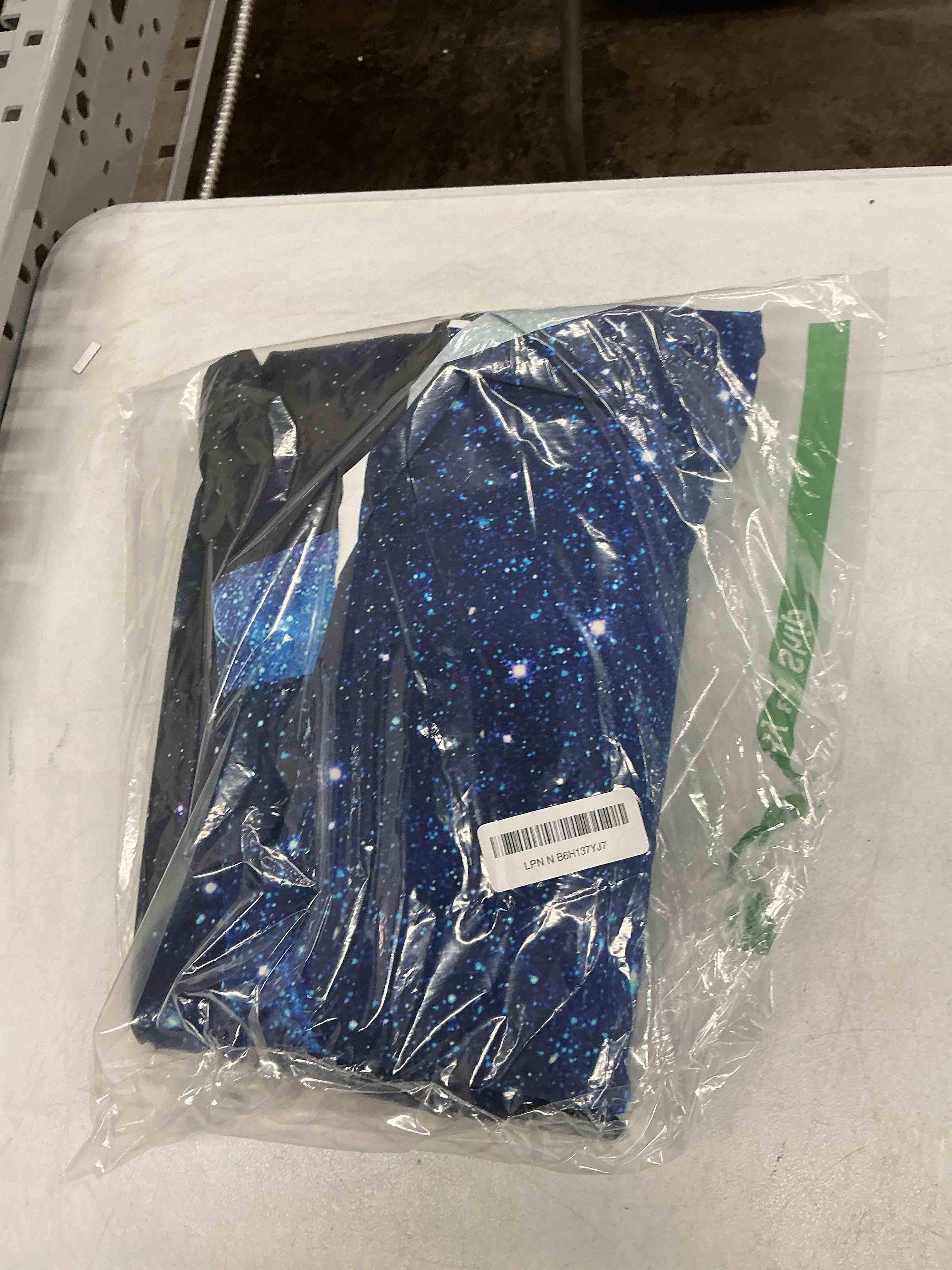 Condition photo showing Good Condition for aofoto 7x5ft deep space galaxy nebula backdrop universe sparkling galactics starry sky milky way stars background for photography kid adult birthday party events decoration photo studio prop vinyl