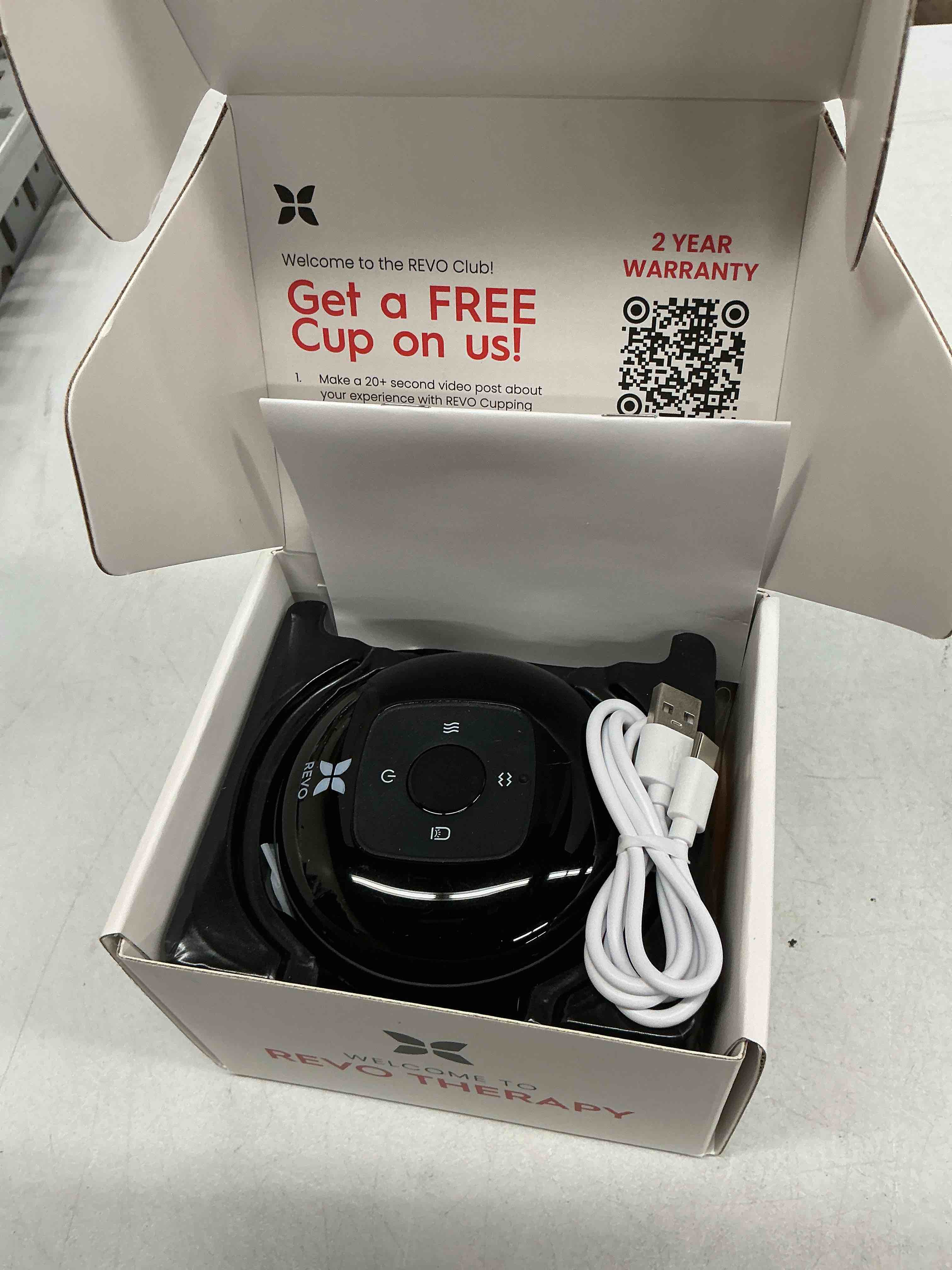 Condition photo showing Good Condition for revo the original 4-in-1 smart cupping therapy massager, red light therapy for targeted pain relief, knots, aches, muscle soreness, circulation & tighter skin, portable cupping kit 1 pack