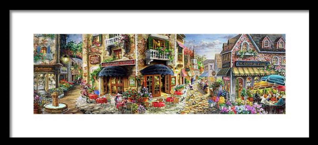Late Afternoon In Italy Framed Print
