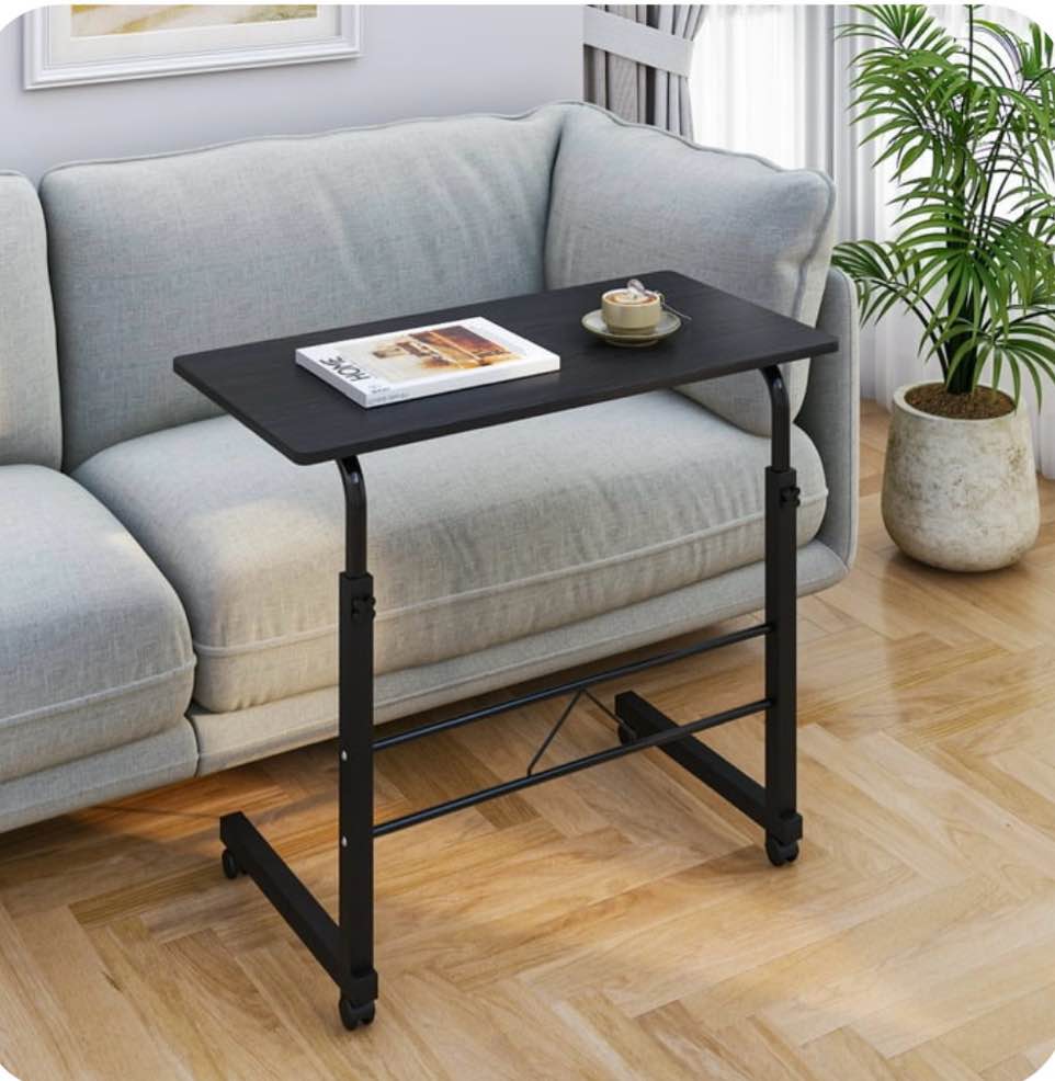 Zimtown Removable Laptop Table Stand Height Adjustable Computer Desk Sofa Bed Tray Black