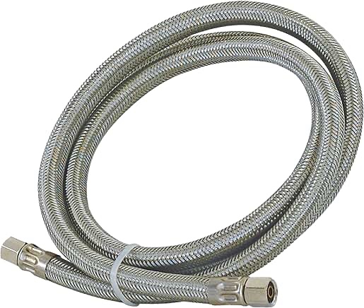 EASTMAN 1-ft 1,800-PSI Stainless Steel Ice Maker Connector