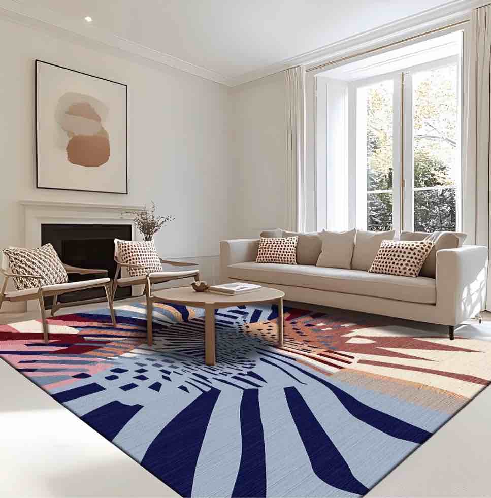 pentantan 2'x3' area rugs for living room, machine washable rug - modern soft indoor carpet, low pile for bedroom, dining room, playroom, office