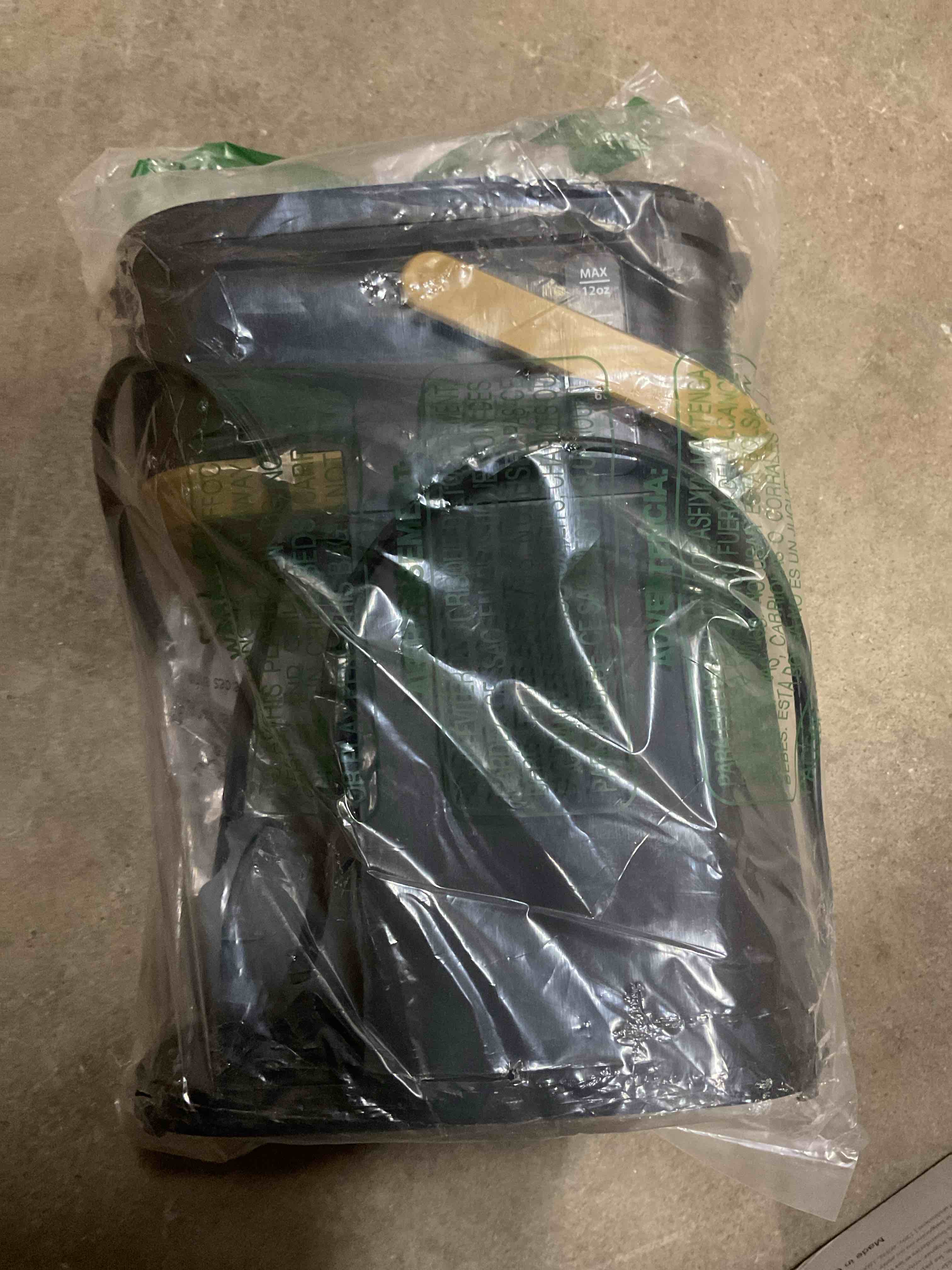 Condition photo showing Good Condition for Tastyle Single Serve One Cup Coffee Maker, for K Cups and Grounds, Mini Coffee Maker with Portable Handle, 6 to 12 Oz Brew Size, for Travel, Camping, Office, RV and Dorm, 120V, Black and Gold