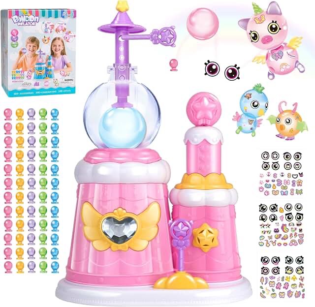 Condition photo showing Good Condition for nicknack 195pcs Princess Magic DIY Balloons with Pump, DIY Sticky Balloon Maker Toy Craft Kits for K