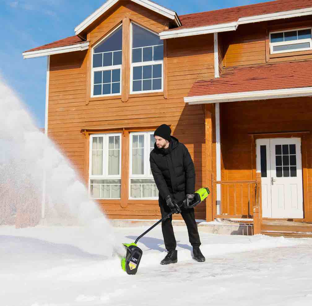 Condition photo showing New/Like New for Greenworks 80V 12" Cordless Brushless Snow Shovel with 2.0,Battery & Charger Not included