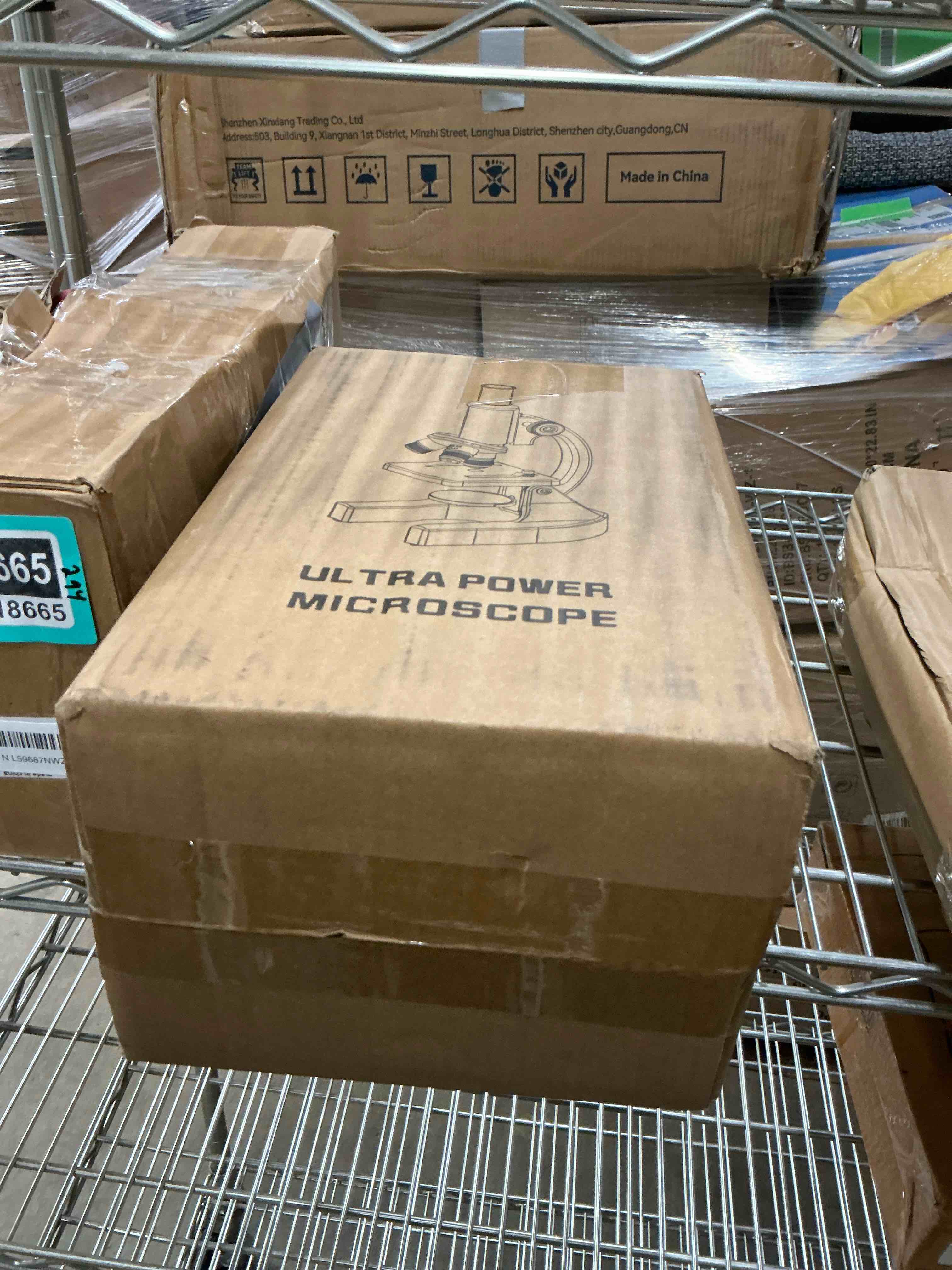 Condition photo showing Good Condition for Microscope for Adults & Kids, 40X-2000X High-Power Compound Microscope for Students, School Lab & Home Schooling,Equiped with Slides Set & Phone Holder(01)