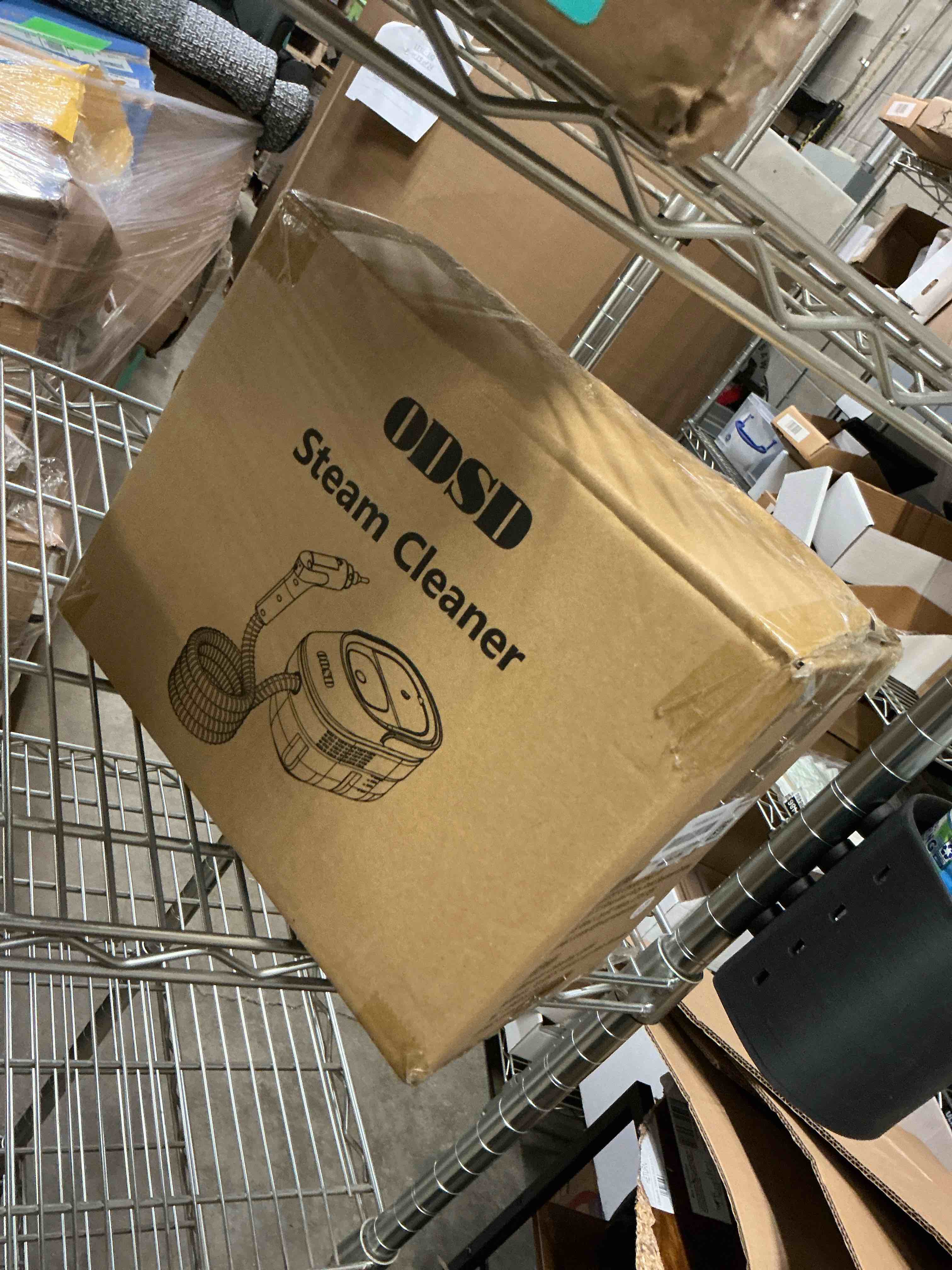 Condition photo showing Good Condition for ODSD Steam Cleaner for Home & Car, 3-Level Adjustable Steamer for Cleaning, 15s Heat-Up & 1.6L Large Tank, Handheld Steam Cleaner for Car Detailing, Home, Tile, Grout, Furniture with 15pcs Accessories Black