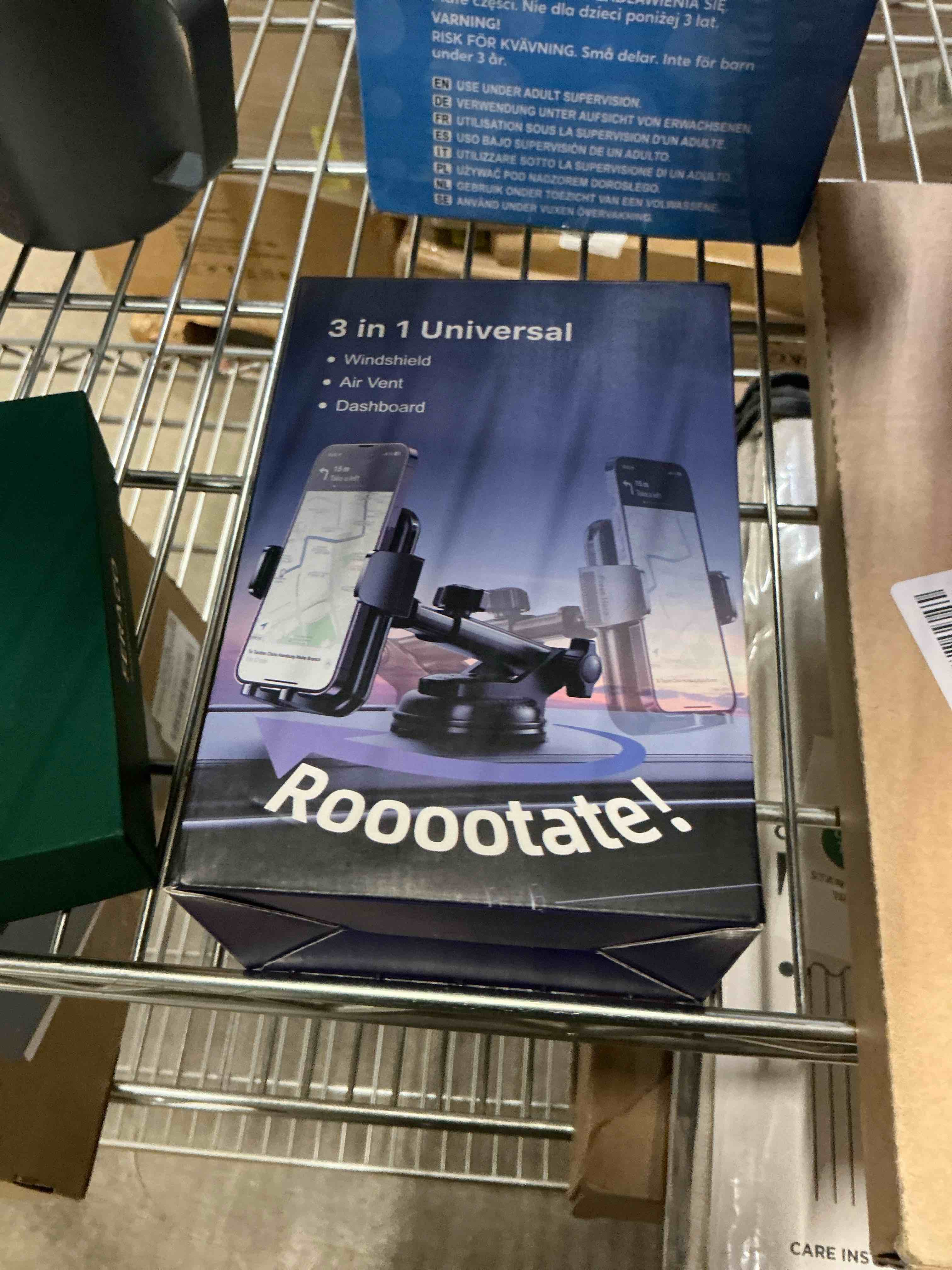 Condition photo showing Good Condition for 3-in-1 Car Phone Holder [122+LBS Strongest Suction & Stable Clamp Arm] 360° Adjustable Car Phone Mount, Cell Phone Holders for Your Car for Dashboard Vent, Valentine's Day Gifts for Him Her Black