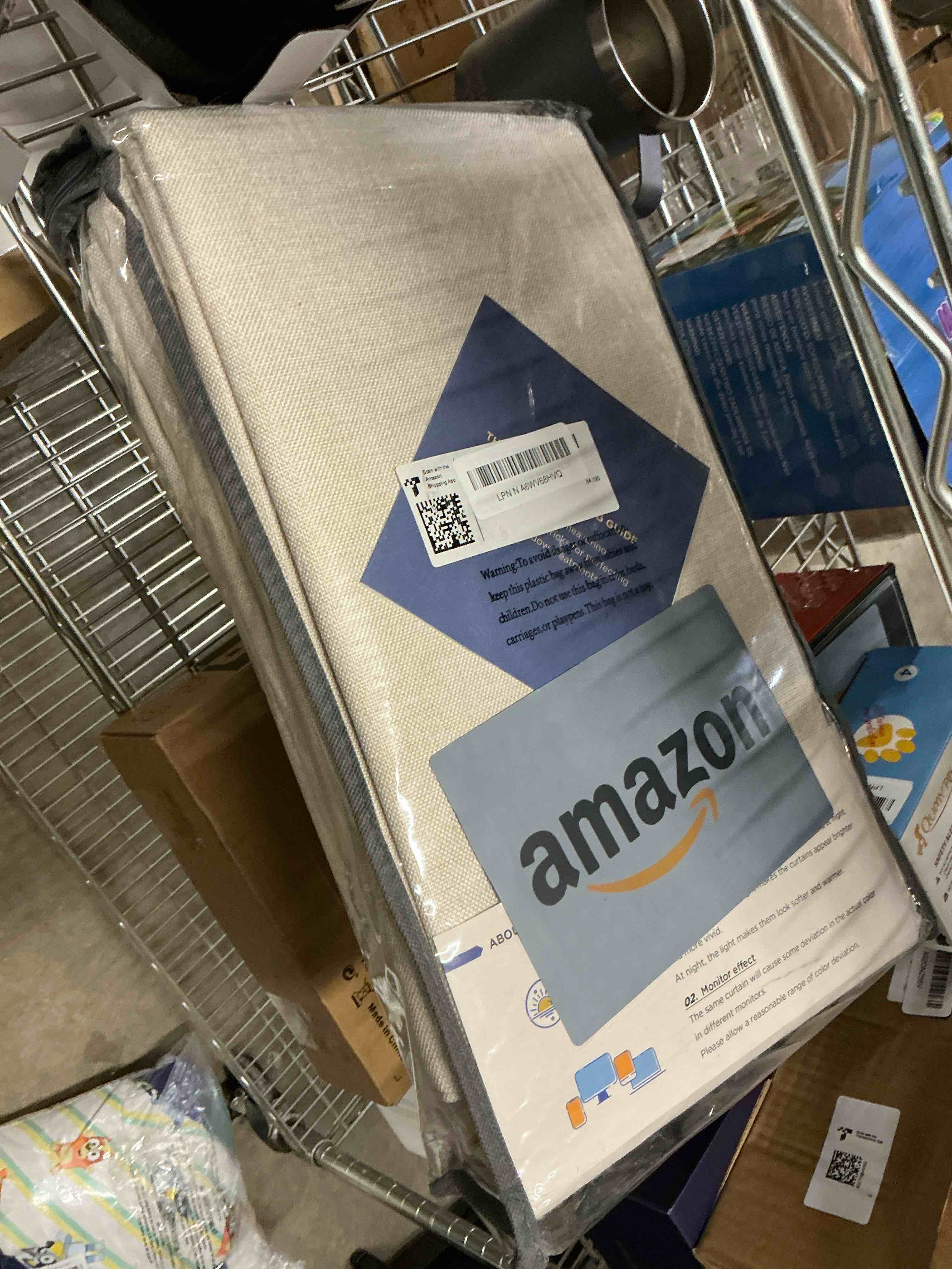 Condition photo showing New/Like New for 100% Blackout Shield Linen Blackout Curtains for Bedroom 96 Inches Long, Back Tab/Rod Pocket Living Room Drapes, Thermal Insulated Blackout Curtains 2 Panels Set, 50" W x 96" L,Cream Cream 50"W x 96"L (Pack of 2)