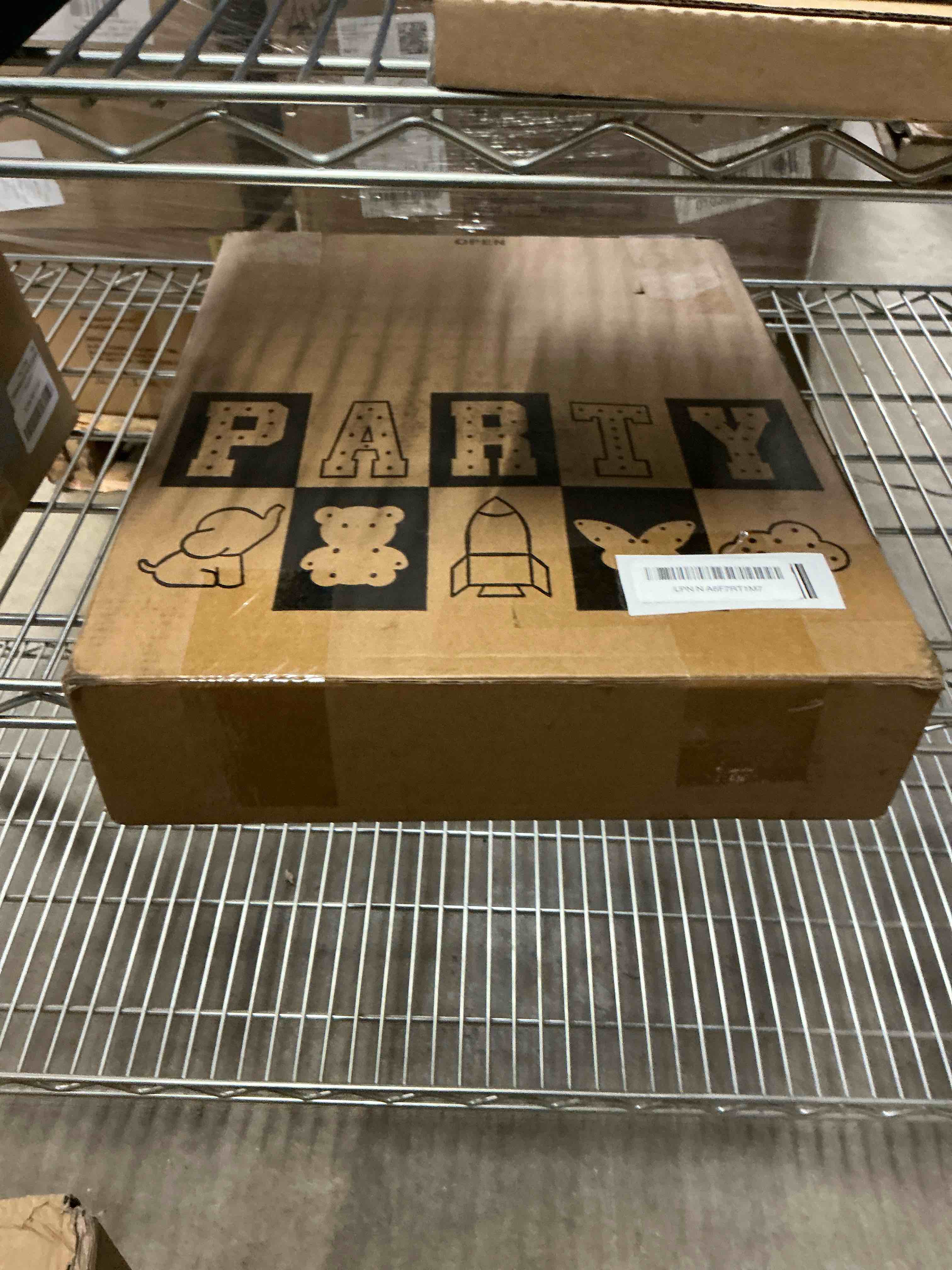 Condition photo showing Good Condition for Pooqla LED Marquee Letter Lights, Light Up Letters Glitter Letter Sign Girls Gift, Battery Powered Night Light Pink Birthday Party Room Wedding Christmas Girls Bedroom Dorm Decoration, Cool White L Cool White Letter L